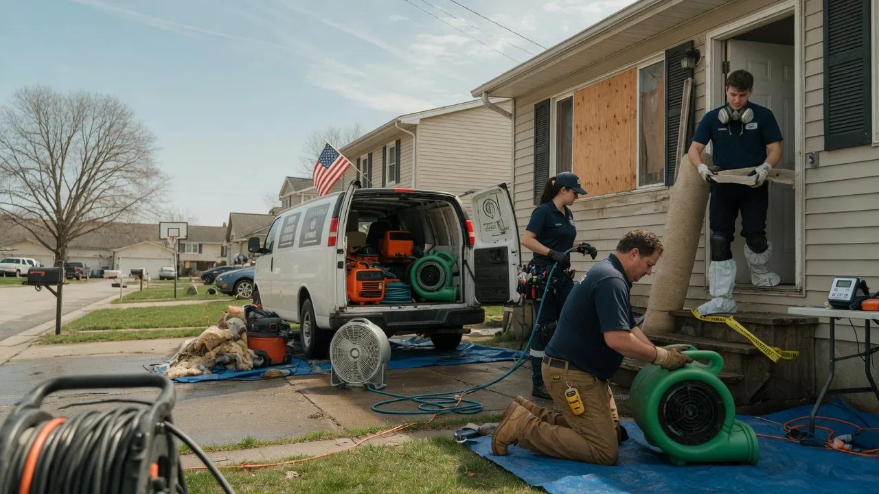 Water Damage Restoration in Canton, MS near me